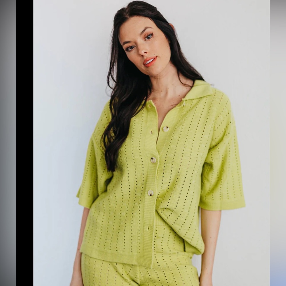 By Together Crochet Knit Cardigan